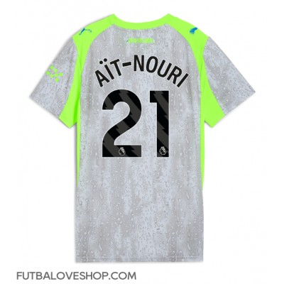 Dres Manchester City Rayan Ait-Nouri #21 Tretina pre Ženy 2025-26 Krátky Rukáv Dres Manchester City Rayan Ait-Nouri #21 Tretina pre Ženy 2025-26 Krátky Rukáv